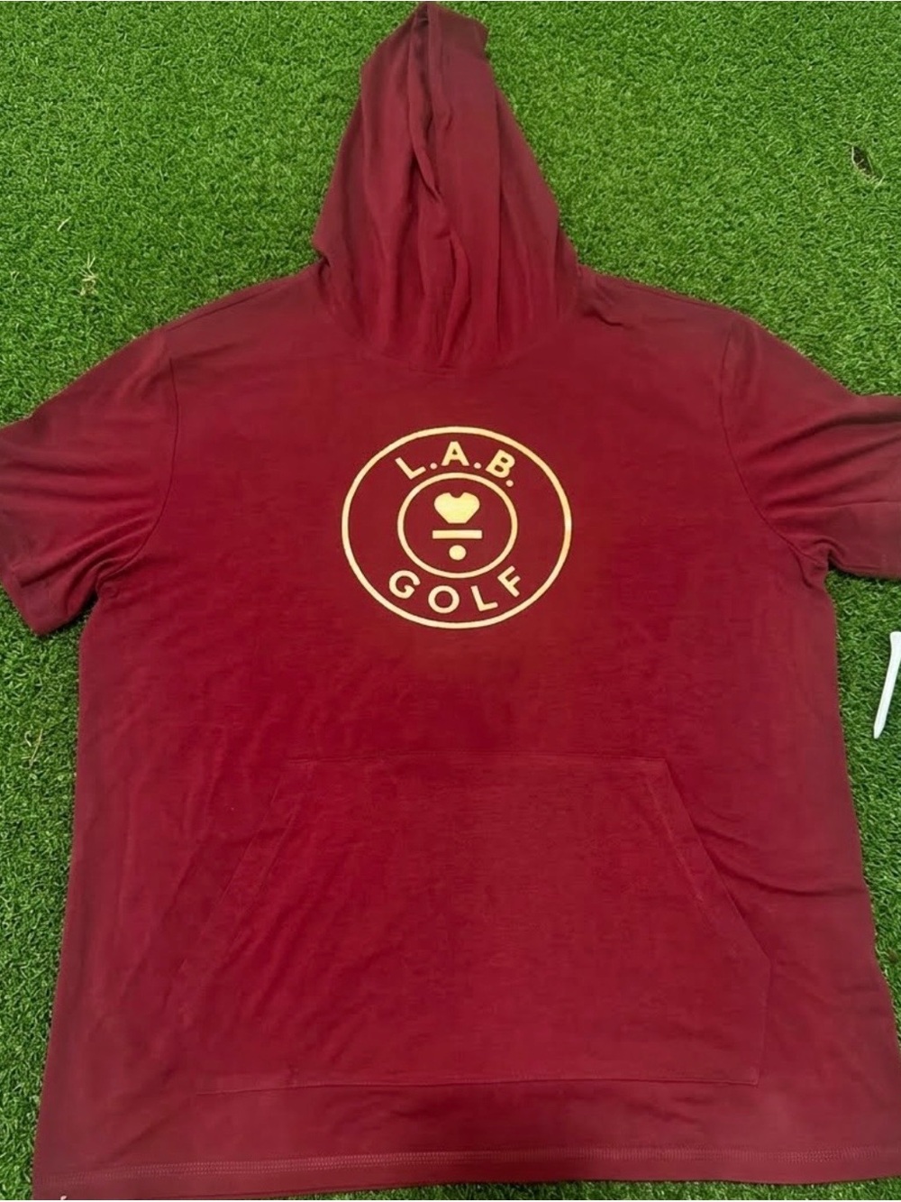 New no tag LAB short sleeve hoodie XL